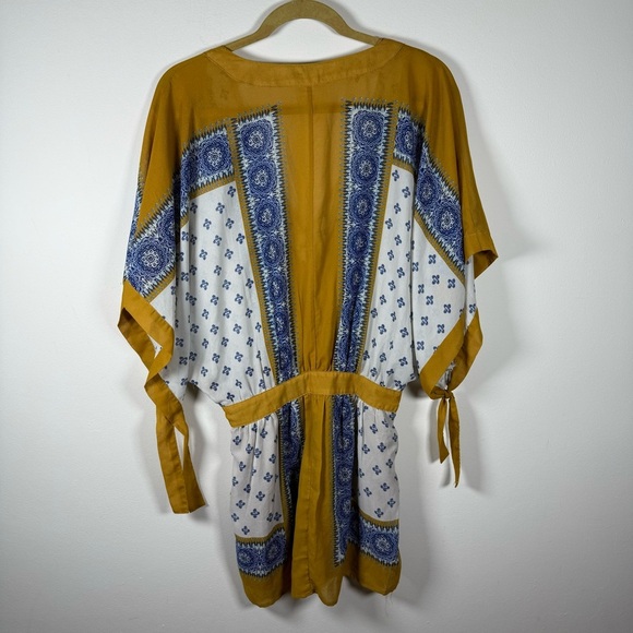 Free People Santa Cruz Kimono Short Mesh Dress Size XS - Picture 12 of 13